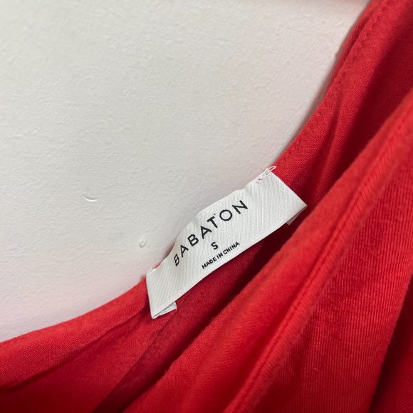 Babaton Bodysuit One Shoulder with Ruffle sz S - Picture 6 of 13